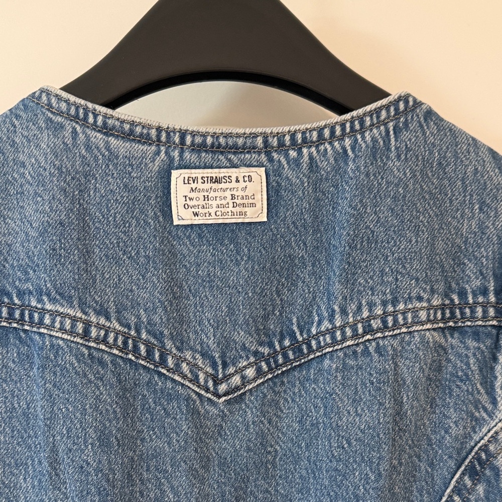 Vianna Denim Button Front Dress - Picture 6 of 9